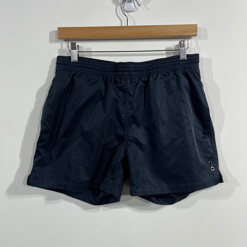 Ron Dorff Swim Shorts Navy Elastic Waist Mens Medium Preppy Old Money Beach